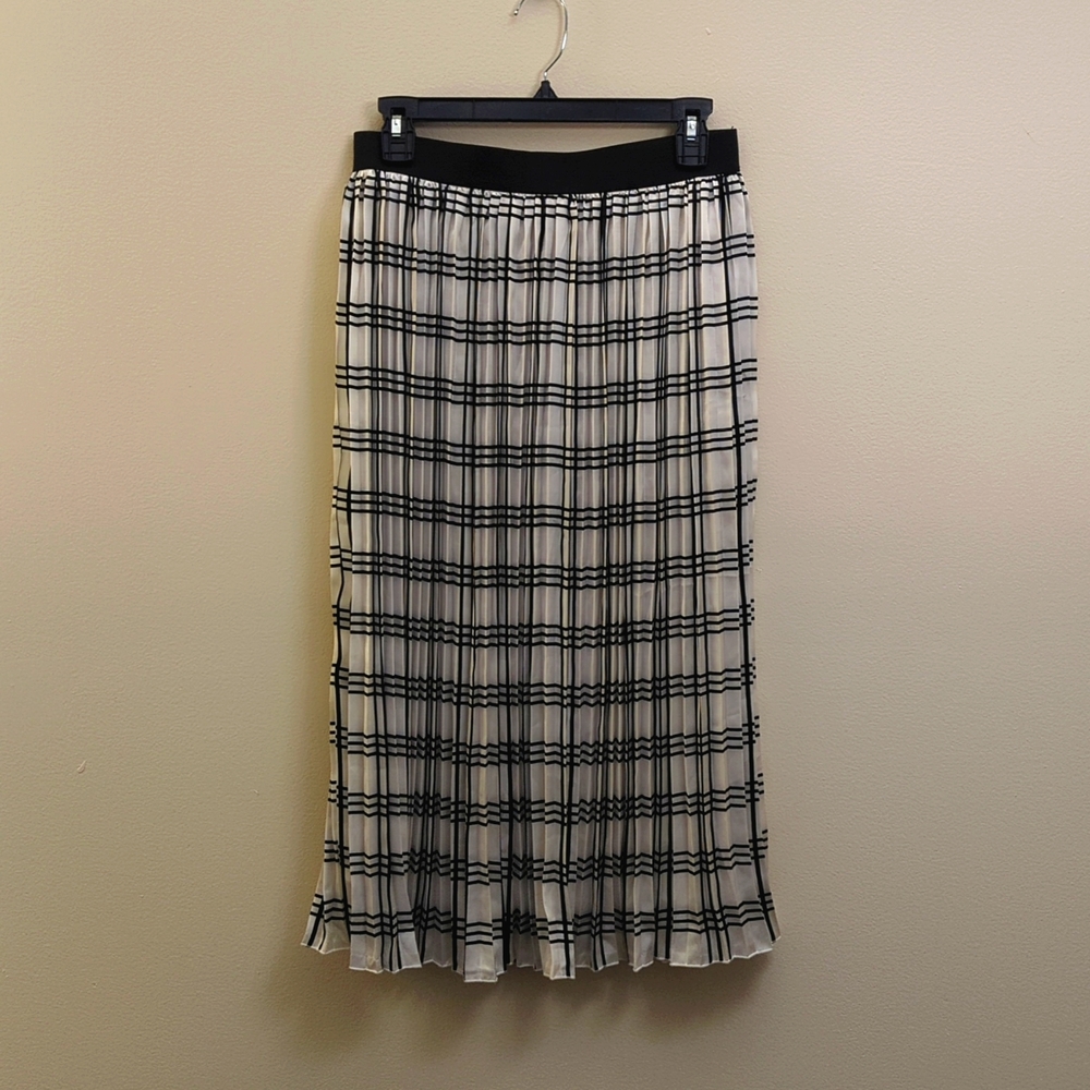 NEW Rachel Zoe Plaid Midi Skirt